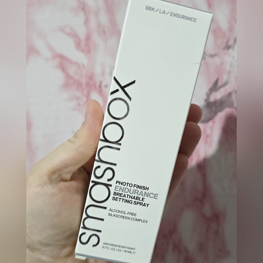 NEW Smashbox Photo Finish Endurance Breathable Setting Spray — White